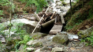 Rešovské vodopády jsou kvůli povodním neprůchodné