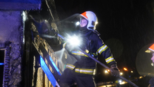 Ve Slatinicích vyhořelo infocentrum u lázní