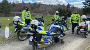 Policisté kontrolovali provoz ve vojenském prostoru Libavá