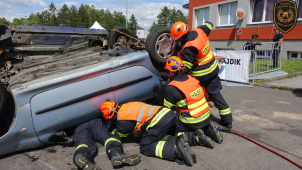 Když už bourat s autem, tak na Přerovsku