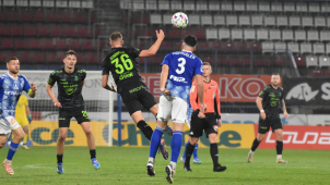 Fotbalisté SK Sigma remizovali v deseti s Jabloncem