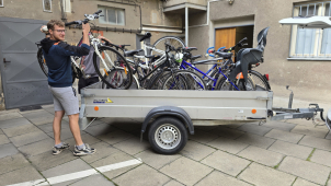 Přerovská kola místo do šrotu míří do Afriky