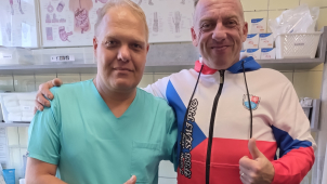 Patrik Šerý po operaci: dva dny poté už znovu trénuje