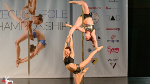 Holky olomouckého pole dance vybojovaly v Praze druhé místo