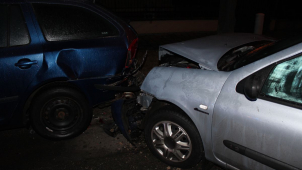 Opilý řidič naboural v Olomouci několik aut