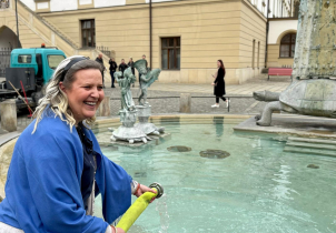 Olomouc ožívá, do kašen se po zimě vrací voda