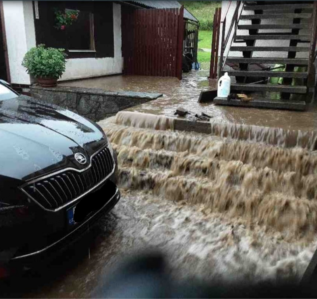 Intenzivní déšť potrápil obyvatele Bělé pod Pradědem