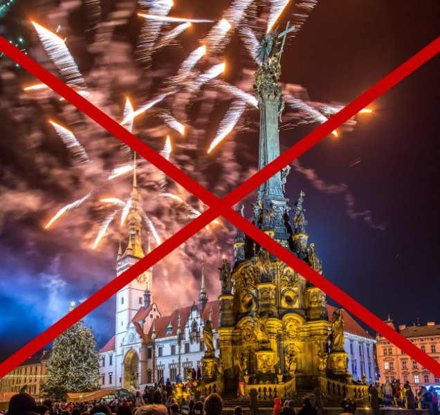 Novoroční ohňostroj ani letos v Olomouci nebude