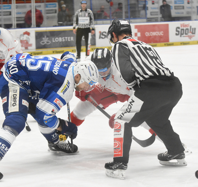 Hokejisté HC Olomouc dali Kladno po prodloužení