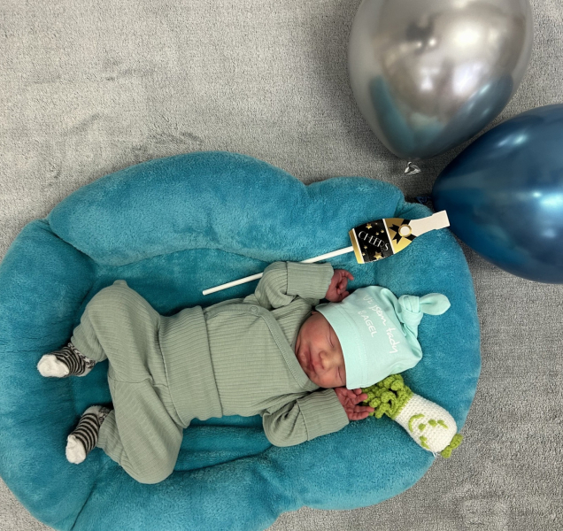 První se narodil Tomášek. Je zdravý a na svět přišel ve šternberské porodnici