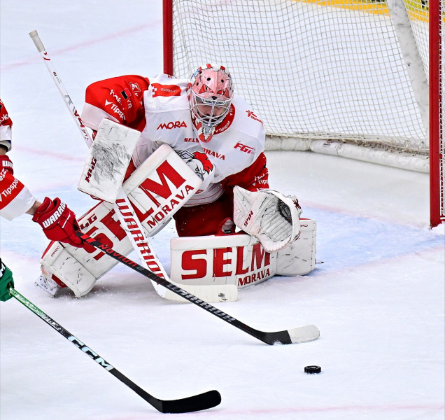 Hokejistům HC Olomouc se proti Hradci nedařilo
