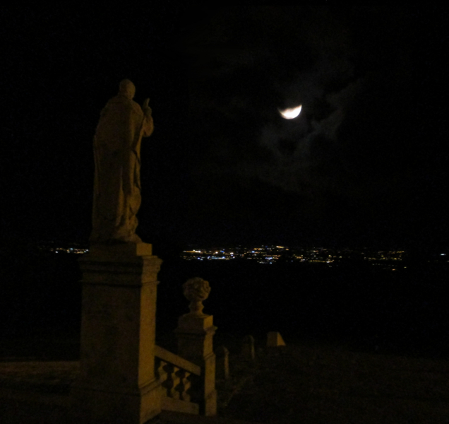 Olomoučané sledovali unikátní zatmění Měsíce