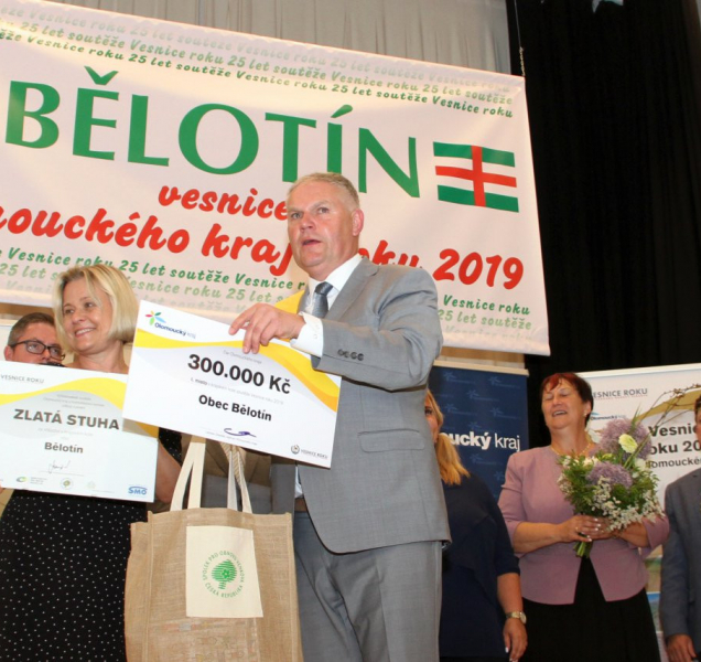 Zlatou stuhu má Bělotín, míří do celostátního finále