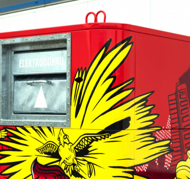 Olomouc má grafitti kontejner na použité elektro