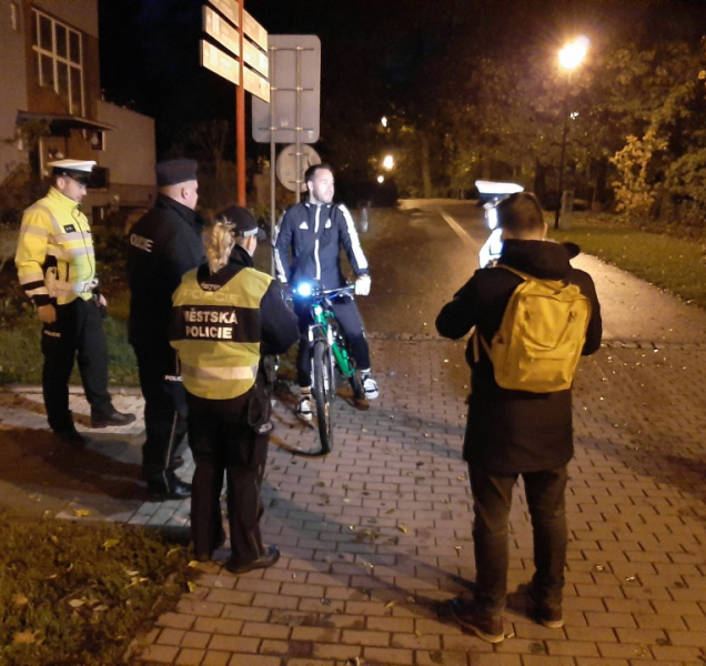 Olomoučtí policisté kontrolovali cyklisty a chodce