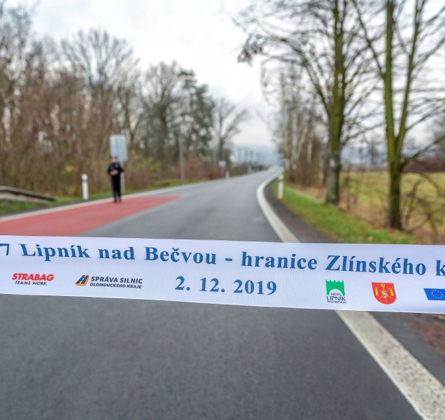 Silnice z Lipníku směrem na Zlínský kraj je průjezdná