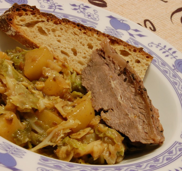 Hanácké recepty: zadělávaná kapusta