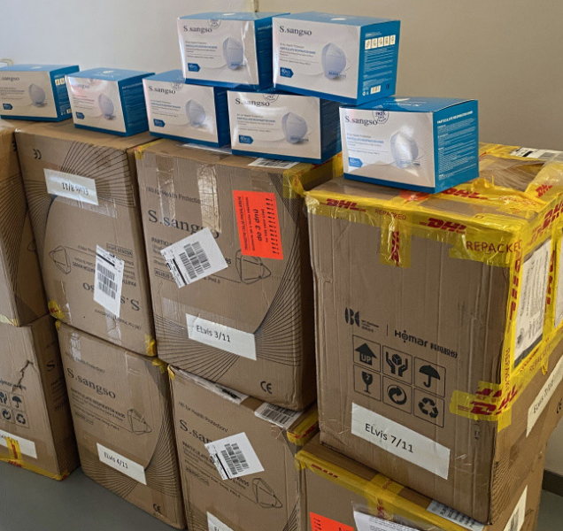 Do Olomouce dorazily respirátory, které si město zařídilo samo