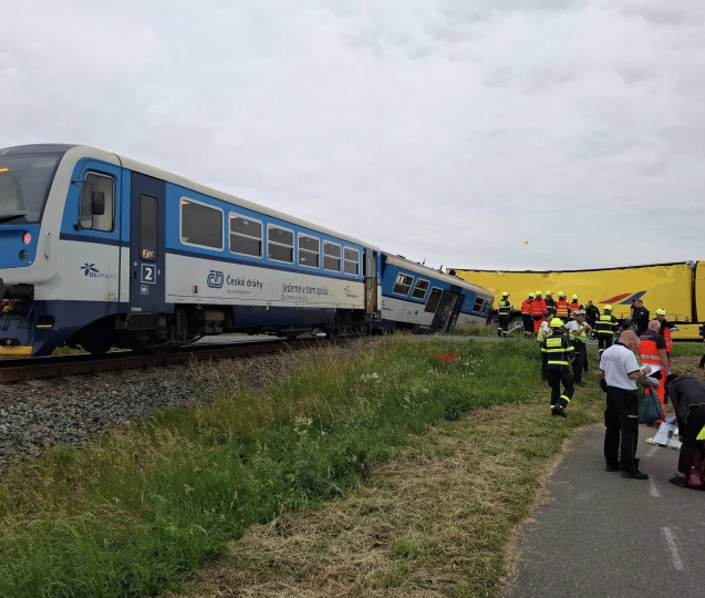 Při vážné nehodě na železnici bylo osm lidí zraněno!