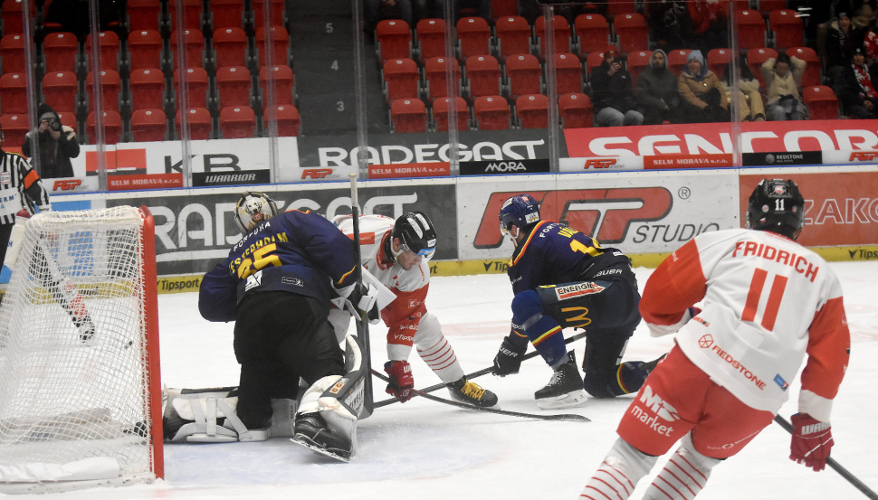 Hokejistům HC Olomouc jeden gól na výhru nestačil