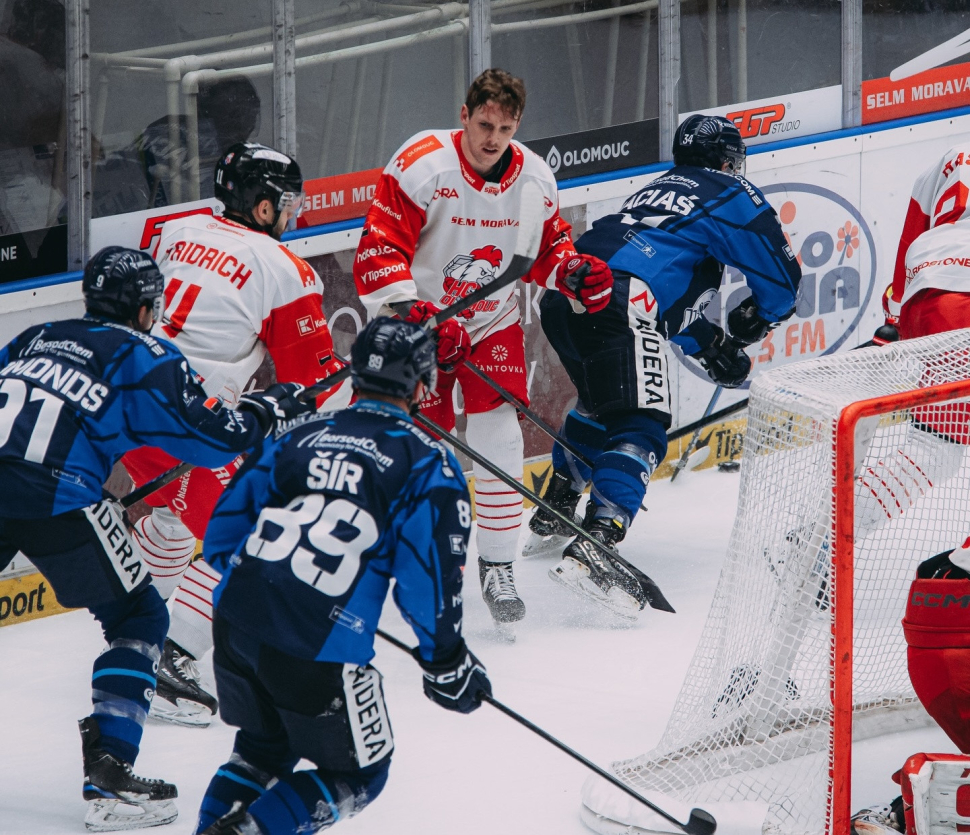 Hokejisté HC Olomouc nezvládli Mladou Boleslav