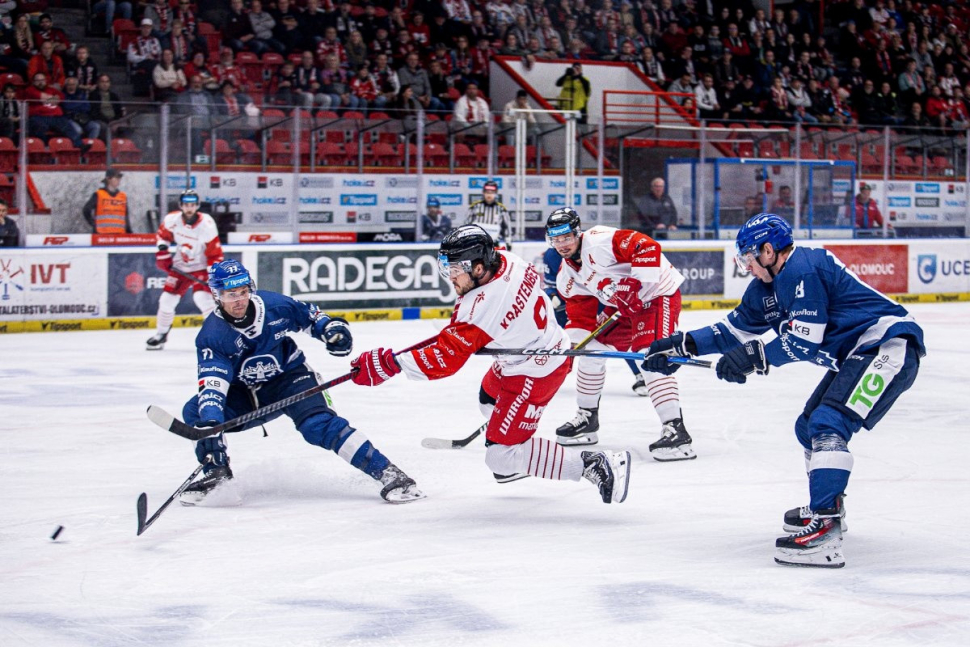 Hokejisté HC Olomouc nestačili na Kladno