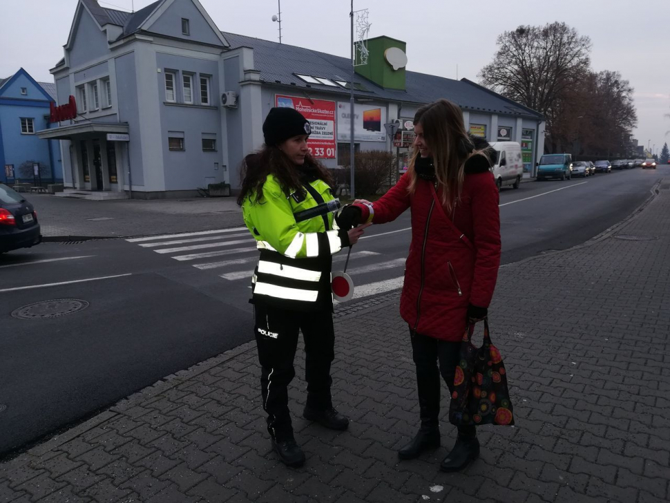 Policisté v Mohelnici kontrolovali chování chodců v provozu